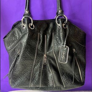 Jessica Simpson large black shoulder bag